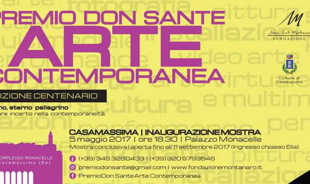 Casamassima, ''Premio don Sante'': mostra d'arte contemporanea nel Palazzo Monacelle 